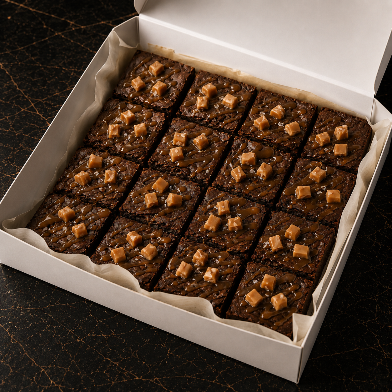 Caramelo Salgado Brownie