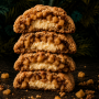 Apple Crumble Custard Cookie