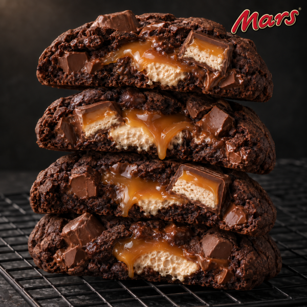 Mars Caramel Melt Cookie
