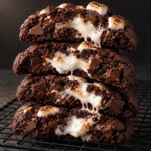 Marshmallow Chocolate Cookie