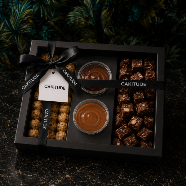 Caixa Mini Bites Cookies & Brownies + Molhos