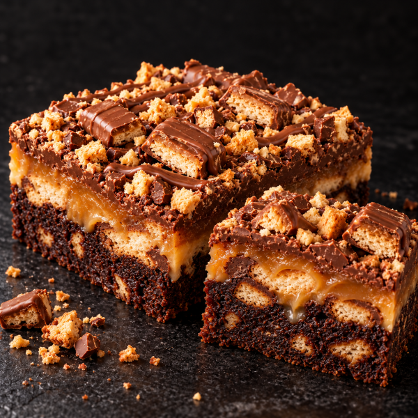 Twix Caramel Brownie Bar