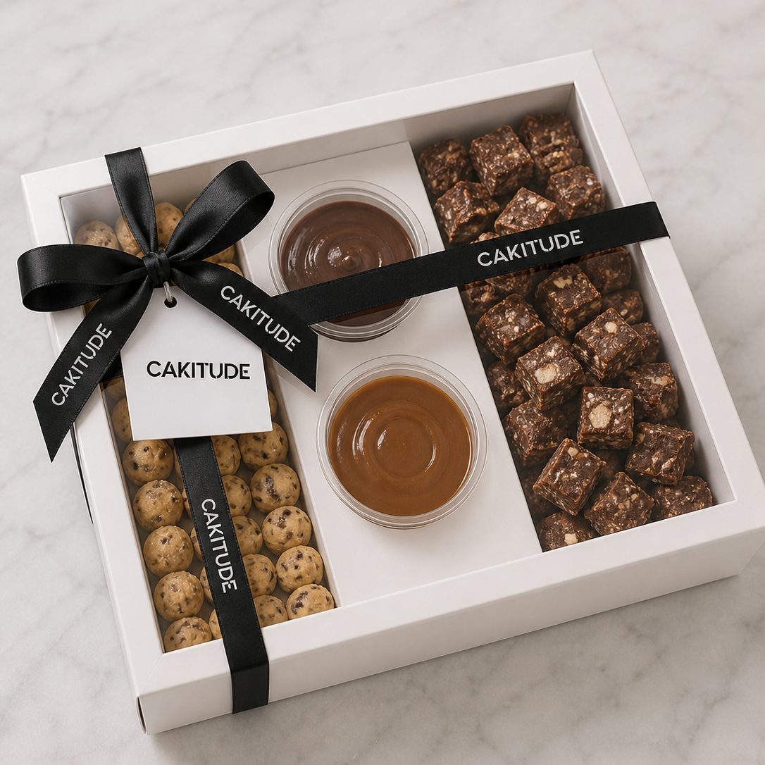 Caixa Mini Bites Cookies & Brownies + Molhos