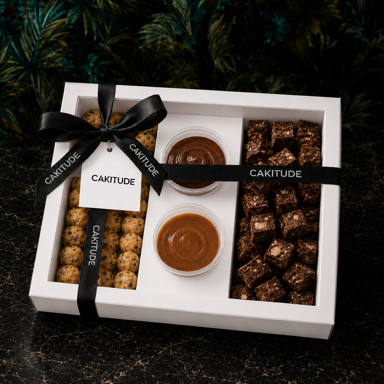 Caixa Mini Bites Cookies & Brownies + Molhos